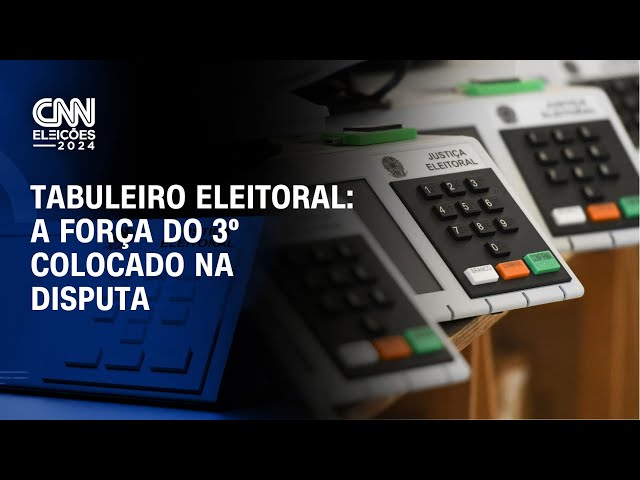 ⁣Tabuleiro Eleitoral: a força do 3º colocado na disputa | CNN NOVO DIA