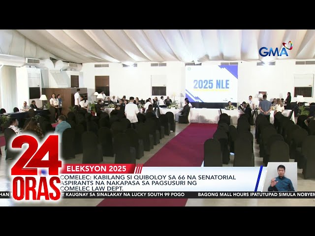 ⁣Disqualification at cancellation ng CONA ni Pastor Apollo Quiboloy, inihain sa COMELEC... | 24 Oras