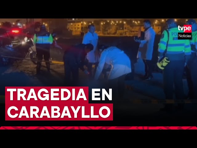 ⁣Carabayllo: transeúnte fue asesinado a tiros en posible ajuste de cuentas