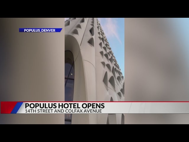 ⁣Populus Hotel opens in Denver