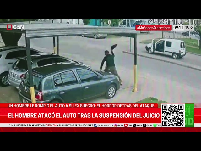 ⁣DENUNCIA de ABUSO y un PADRE DESESPERADO: un HOMBRE ROMPIÓ AUTOS tras la SUSPENSIÓN de un JUICIO