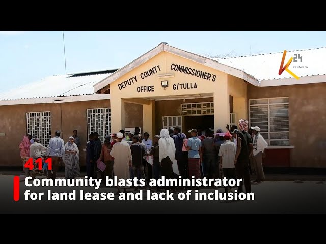 ⁣Community blasts administrator for land lease and lack of inclusion