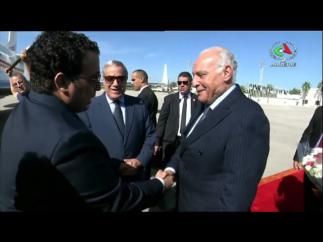 Arrivée du président du conseil présidentiel libyen Younes El Manfi en visite officielle en Algérie