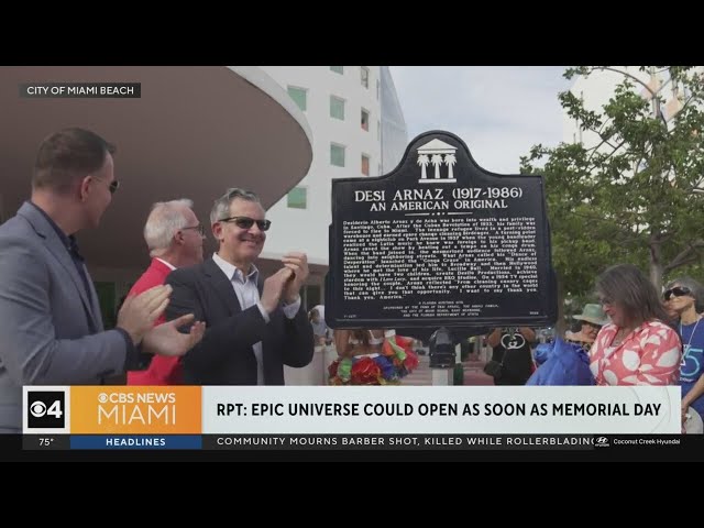 ⁣Desi Arnaz honored by Miami Beach