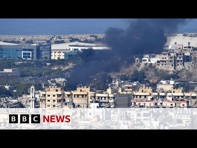 ⁣Israel strikes Lebanon's capital Beirut for first time in five days | BBC News