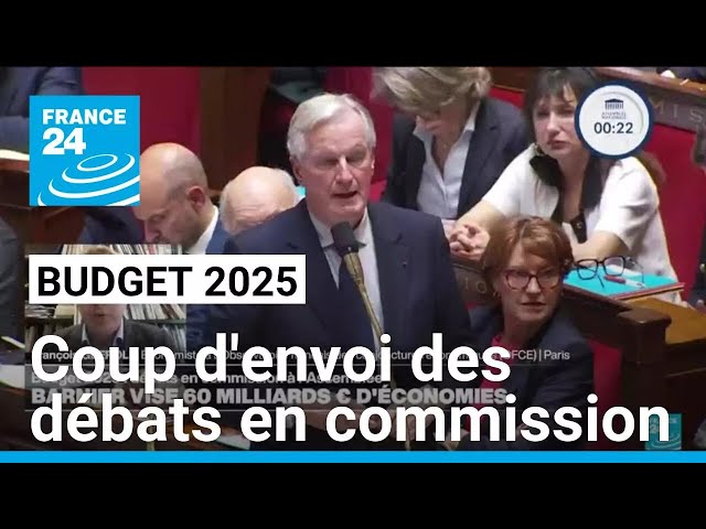 ⁣Budget 2025 : coup d'envoi des débats en commission • FRANCE 24