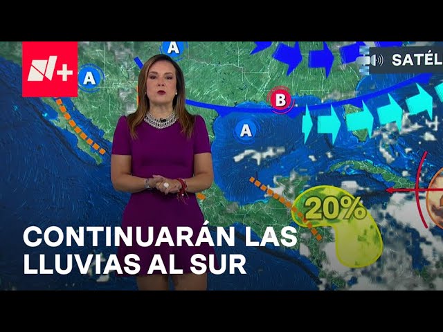 ⁣Ingresara hoy el frente frio 4 sobre el norte y noreste de Mexico - Las Noticias