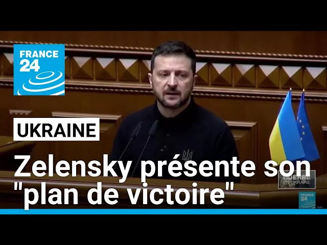 ⁣Ukraine : Zelensky présente son "plan de victoire" et exclut de céder des territoires