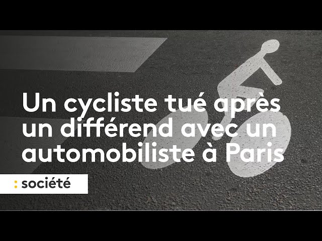 ⁣un cycliste tué, délibérément écrasé par un SUV à Paris