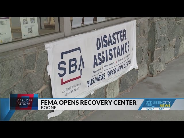 ⁣FEMA opens recovery center in Boone