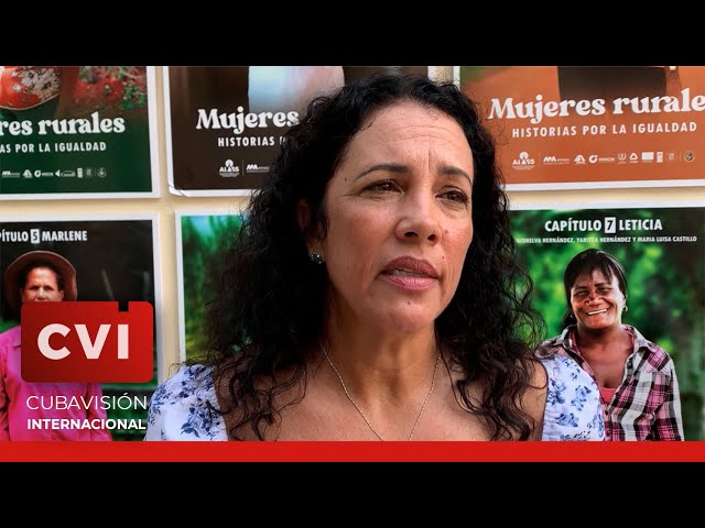 ⁣Reconocen empoderamiento de mujeres rurales en Cuba