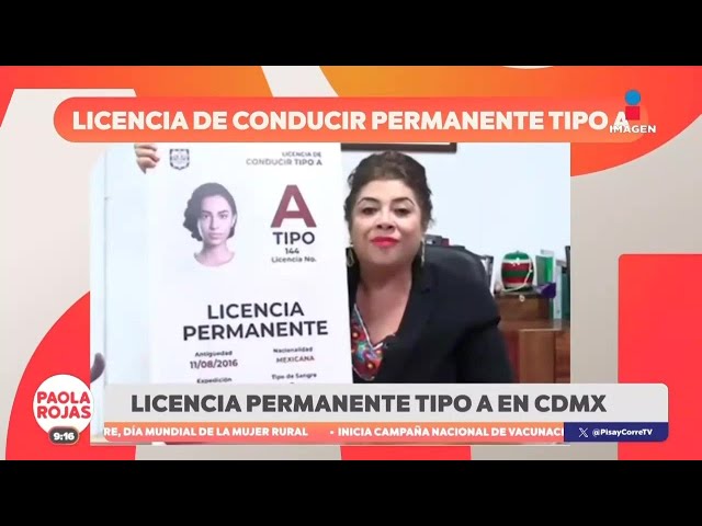 ⁣¡Toma nota! Así puedes solicitar la licencia permanente en la CDMX | DPC con Paola Rojas