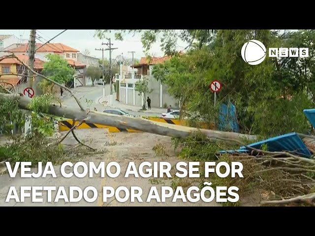 ⁣Saiba o que fazer quando for afetado pela falta de energia