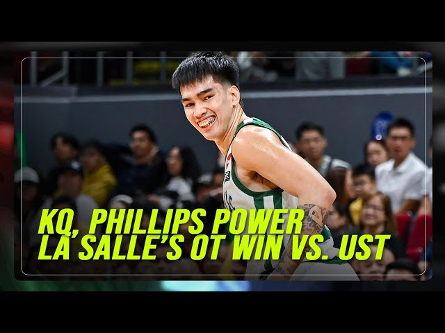 ⁣La Salle avoids meltdown, escapes UST in overtime | ABS-CB News