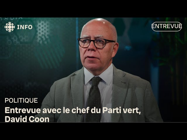 ⁣Élections provinciales : entrevue avec le chef du Parti vert, David Coon