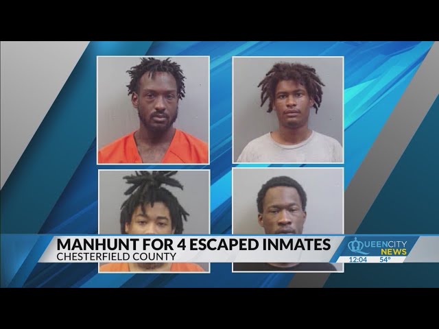 ⁣Chesterfield escaped inmates still on the run