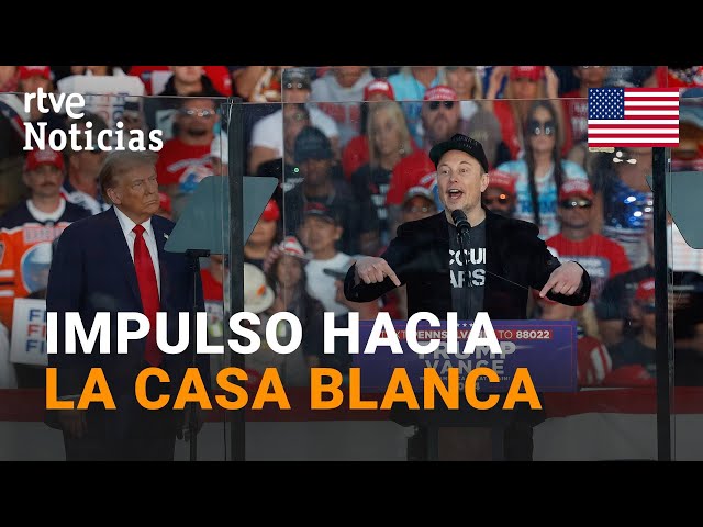 ⁣EE.UU.: ELON MUSK apoya la CAMPAÑA del expresidente TRUMP con 75 MILLONES de DÓLARES | RTVE