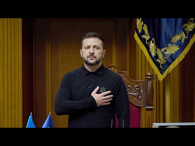 ⁣Zelenskyy talks up Ukraine's NATO membership bid in long-awaited 'victory plan' revea