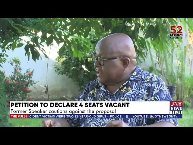 ⁣Petition to declare 4 seats vacant illegal and wrongly done – Prof Mike Oquaye | The Pulse 16-10-24