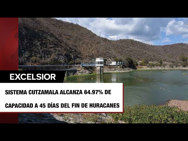 ⁣¡Gracias Tláloc! Cutzamala sigue con su racha positiva, alcanza 64.97% de llenado