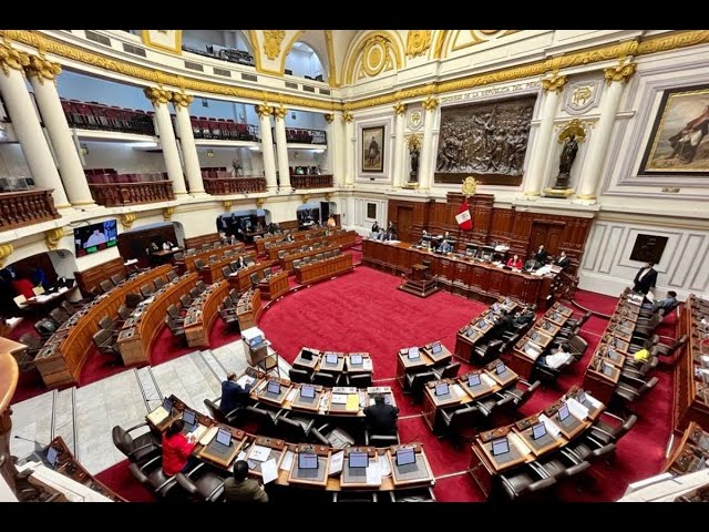 ⁣Ley de crimen organizado: Pleno del Congreso debate texto sustitutorio que plantea modificaciones