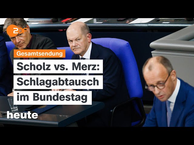 ⁣heute 19:00 Uhr vom 16.10.2024: Debatte im Bundestag, Höhere Kassenbeiträge, Selenskyjs Siegesplan