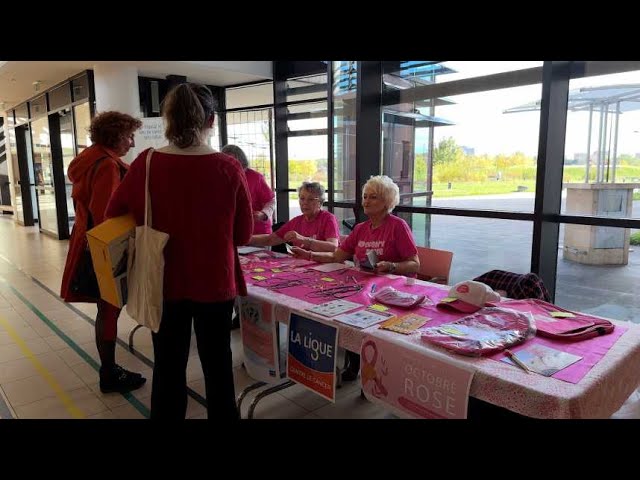 ⁣Le retour du stand de la Ligue contre le cancer à l’hôpital de Saint-Dizier