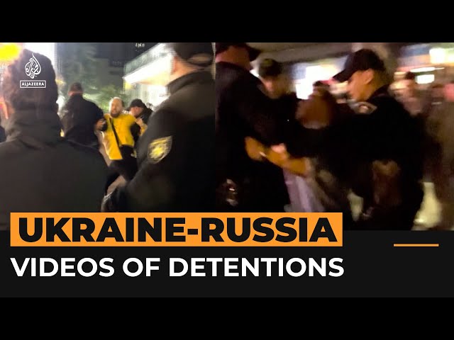 ⁣Videos of Ukrainians being detained by conscription patrols go viral | Al Jazeera Newsfeed