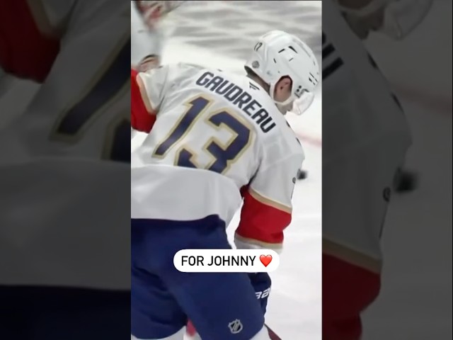 ⁣Both Teams Wore Johnny Gaudreau Jerseys For Warmups ❤️