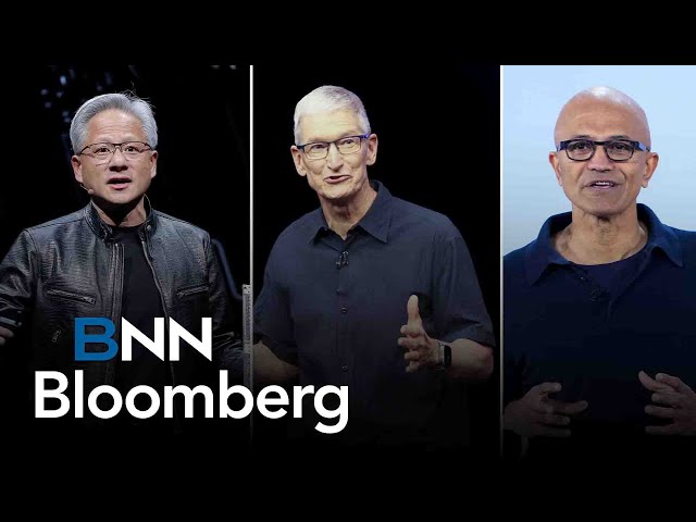 ⁣Nvidia vs. Apple vs. Microsoft: Race to US$4 trillion market cap