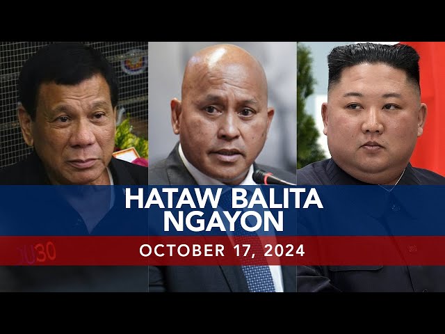 ⁣UNTV: Hataw Balita Ngayon | October 17, 2024