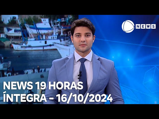 ⁣News 19 Horas - 16/10/2024