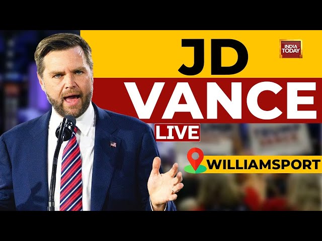 ⁣JD Vance LIVE: Vance Holds A Rally In Wilmington | US Election LIVE | Kamala Vs Trump | India Today