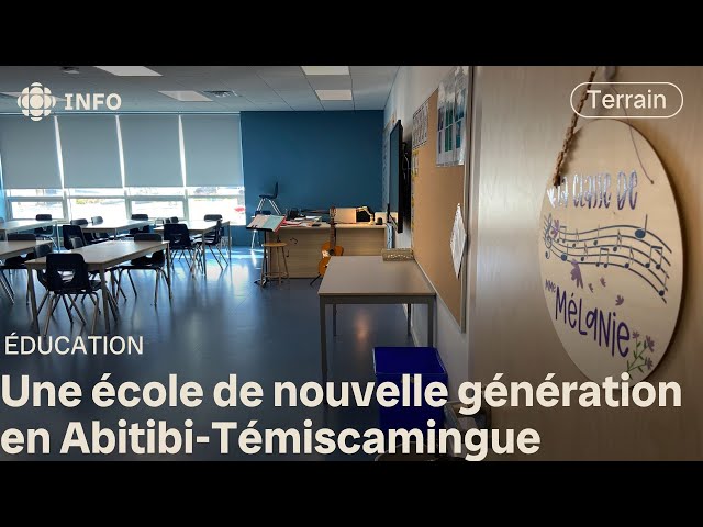 ⁣En images, la nouvelle école de La Sarre inaugurée en présence de Bernard Drainville | Vidéojournal