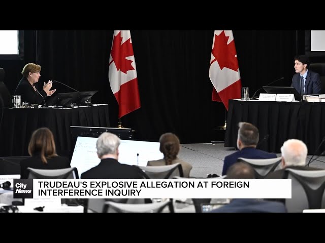 ⁣Trudeau's explosive allegation at F.I. inquiry against Poilievre