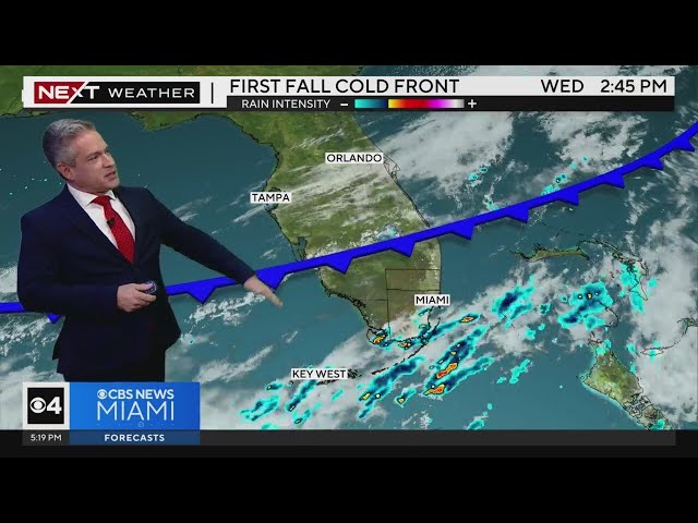 ⁣South Florida weather for Wednesday 10/16/24 5PM