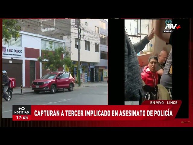 ⁣Policía Nacional captura en Lince a tercer implicado en asesinato de suboficial en Barrios Altos