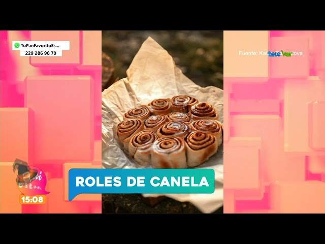 ⁣A Alejandra le gusta los roles de canela y su nos cuenta la historia de este pan.