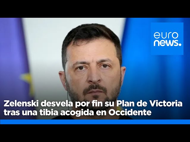 ⁣Zelenski desvela por fin su Plan de Victoria tras una tibia acogida en Occidente