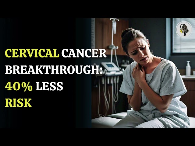 ⁣Cervical Cancer Breakthrough: 40% Less Risk