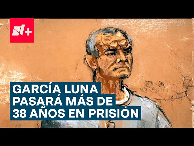 ⁣García Luna pasará más de 38 años en prisión - N+