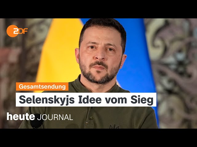 ⁣heute journal vom 16.10.2024: "Siegesplan", Regierungserklärung, Krankenkassen-Beiträge