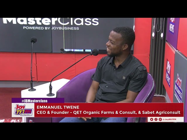 ⁣Mushroom Farming 101: Expert Insights with Emmanuel Twene | Joy Business Masterclass #JBMasterclass