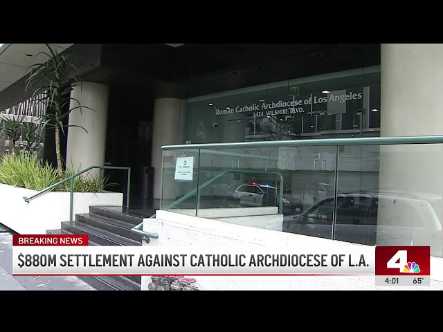 ⁣$800M settlement reached in Archdiocese of LA child sex abuse cases