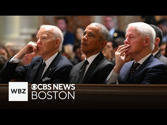 ⁣Former presidents remember Ethel Kennedy at memorial service