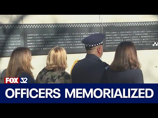 ⁣Chicago honors four fallen officers at Gold Star Memorial ceremony