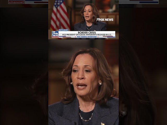 ⁣Kamala Harris refuses to answer how many illegal immigrants entered the US under Biden-Harris