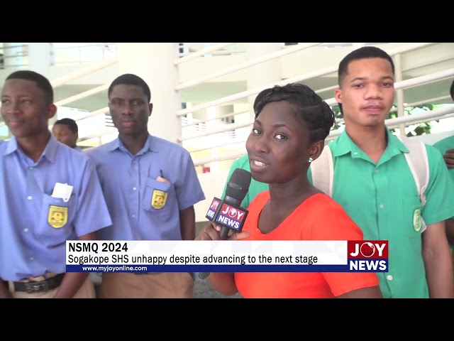 ⁣NSMQ 2024: Sogakope SHS unhappy despite advancing to the next stage. #NSMQOnJoy