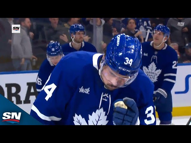 ⁣Maple Leafs' Auston Matthews Rifles First Goal As A Captain vs. Kings