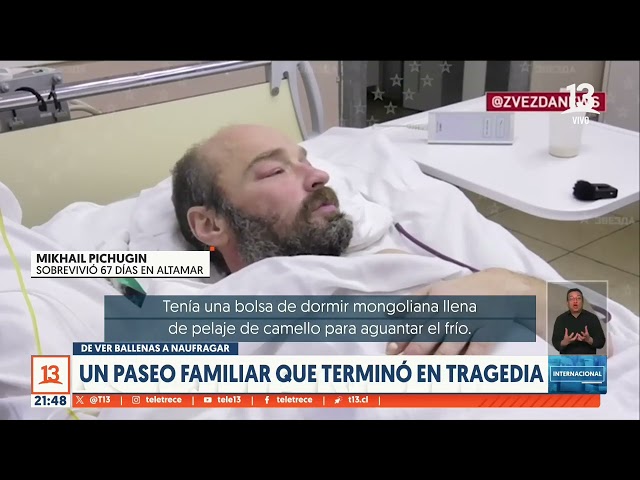 ⁣Estuvo junto a sus familiares muertos: Así logró sobrevivir un ruso a 67 días perdido en el mar